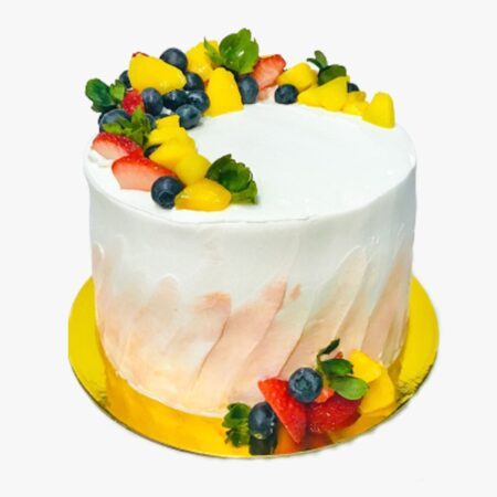 Mix Fruit Cake With Vanilla Base