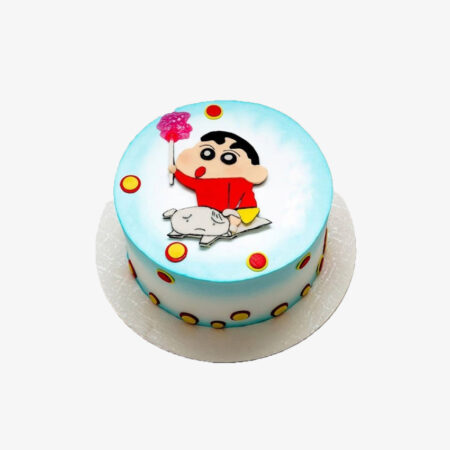 Shinchan Cartoon Theme Cake