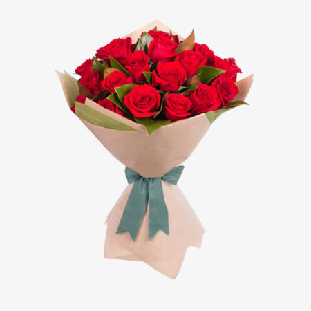 Elegant Vibe Red Roses Bouquet