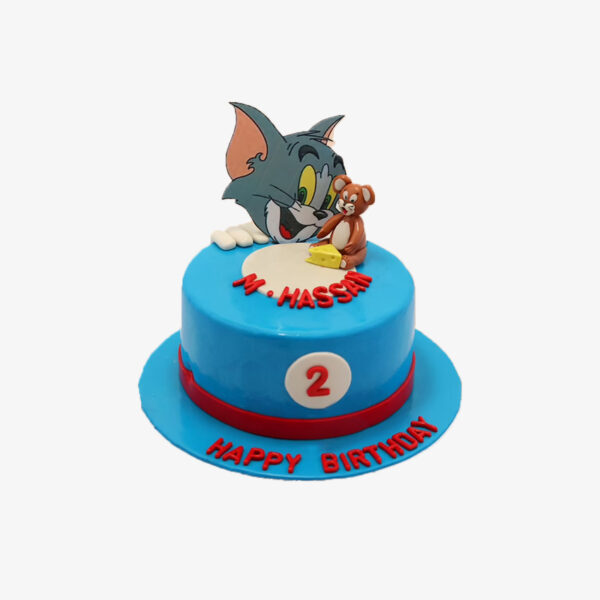 Tom & Jerry Fondant Cake
