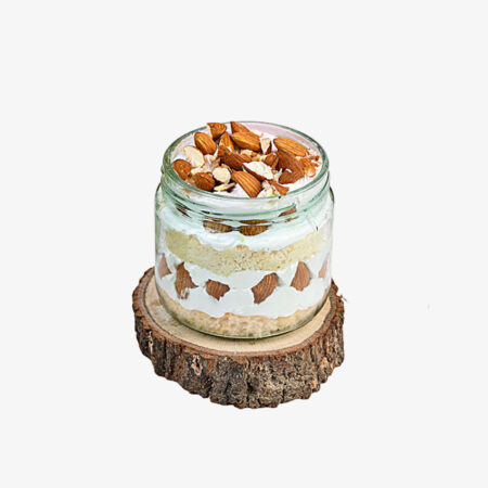 Jar Cake with Wooden stand