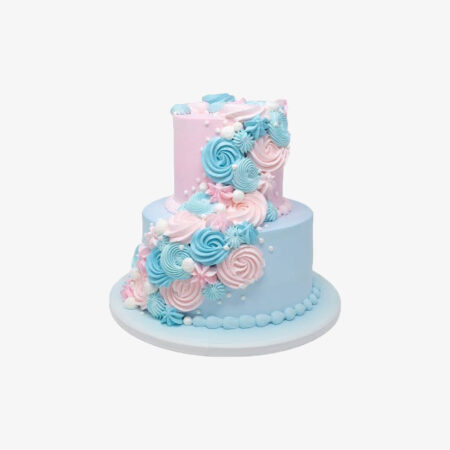 Baby Shower Flower Theme Cake